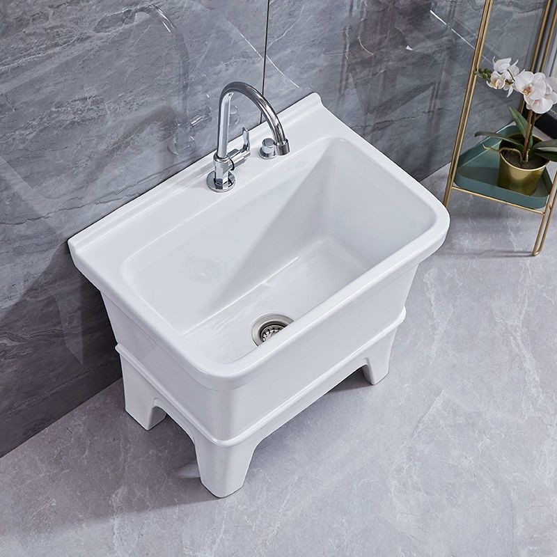 阳台拖把池高脚拖布池商用落地式家用卫生间洗墩布池地盆陶瓷,家装主材,拖把池,淘宝优惠券,粉丝福利购,淘宝优惠卷