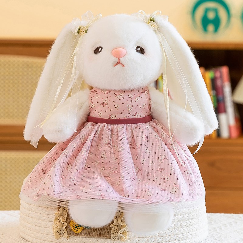 兔子毛绒玩具新款小白兔公仔玩偶睡觉抱送女朋友女生女孩生日礼物