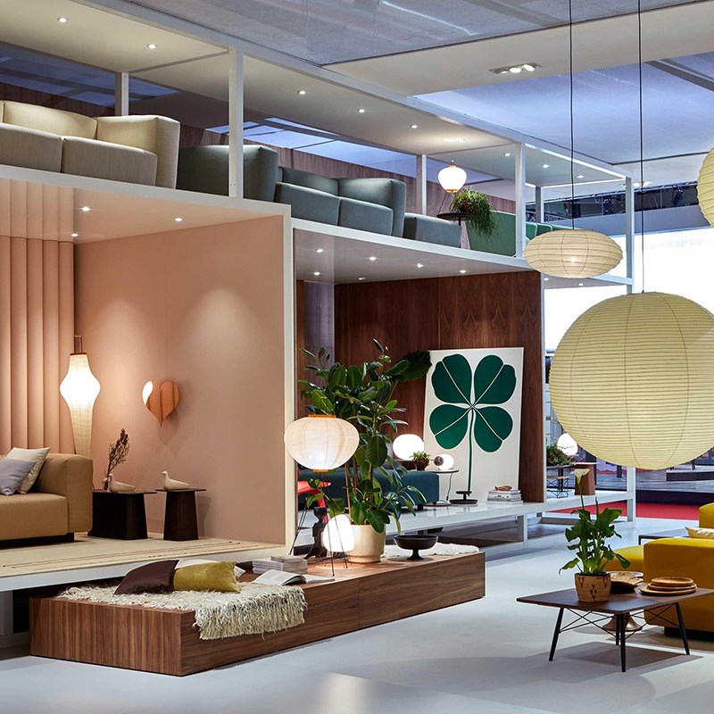 Akari灯诧寂风设计师落地台灯床头灯具日式宣纸灯笼吊灯