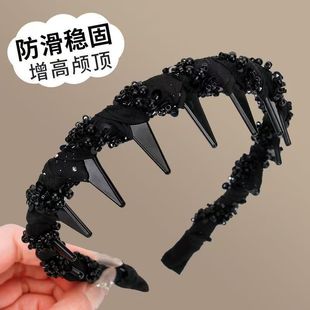 高级感轻奢水钻高颅顶头箍压发卡头饰x 赫本风发箍女2025新款