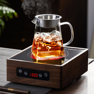 创意家用透明公杯茶具观山玻璃公道杯 加厚耐热分茶器茶漏一体套装