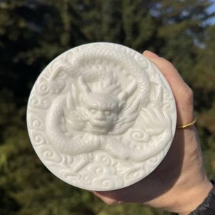 德化中国白羊脂玉陶瓷茶叶罐密封罐空罐子家用储存罐