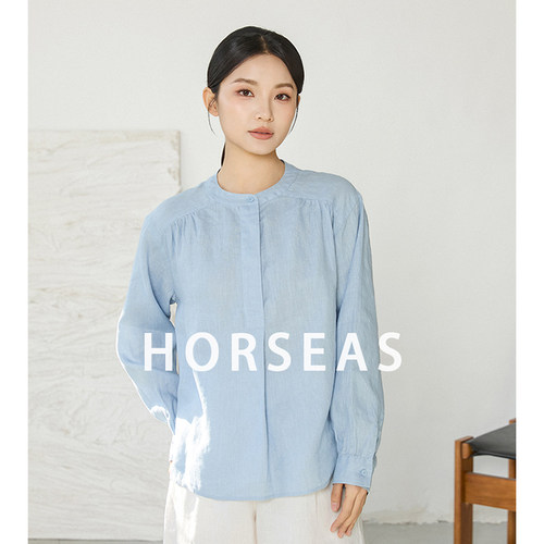 海边的马/HORSEAS纯汉麻防晒衫