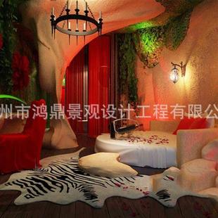 饰 广州景观设计施工GRC儿童游乐场所卡通奇特可爱门头室内酒店装