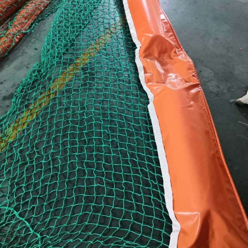水上拦污网河f道垃圾漂浮物拦截网油污围堵隔离拦污带围油栏
