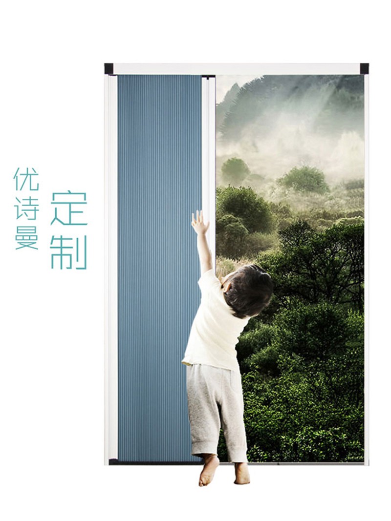 恒基折叠移门隔断室内门帘厨房门B推拉门阳台卧室移门推拉门定制