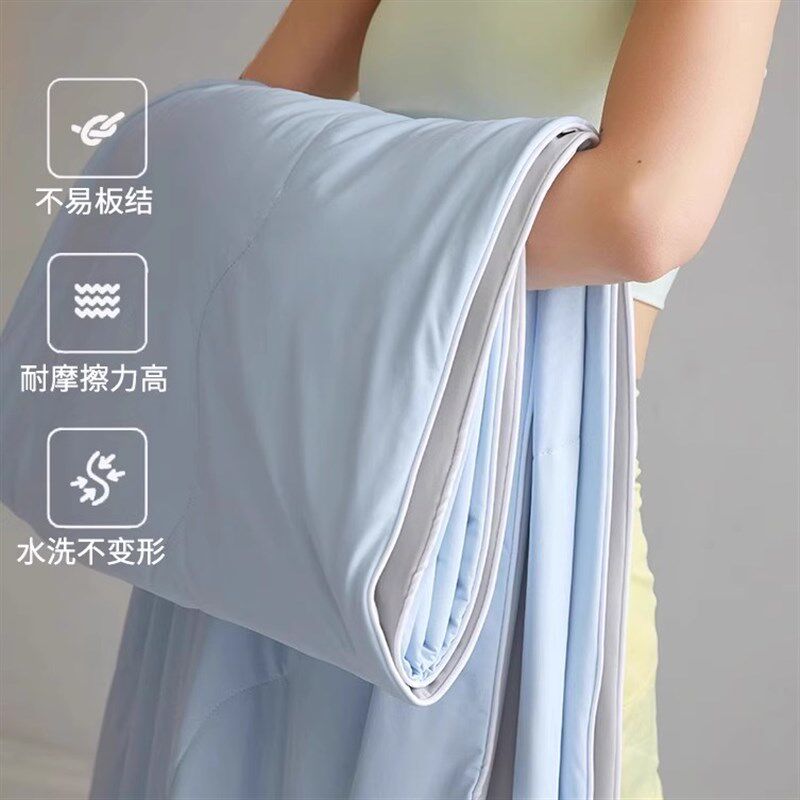 星眠引力冰肤被大豆夏凉u被婴幼A类可水洗夏薄被芯单双人双面