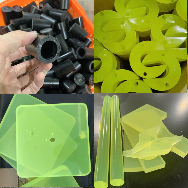 聚氨酯板PU牛筋优力胶加工定制板材减震耐磨缓P冲橡胶垫片防撞方