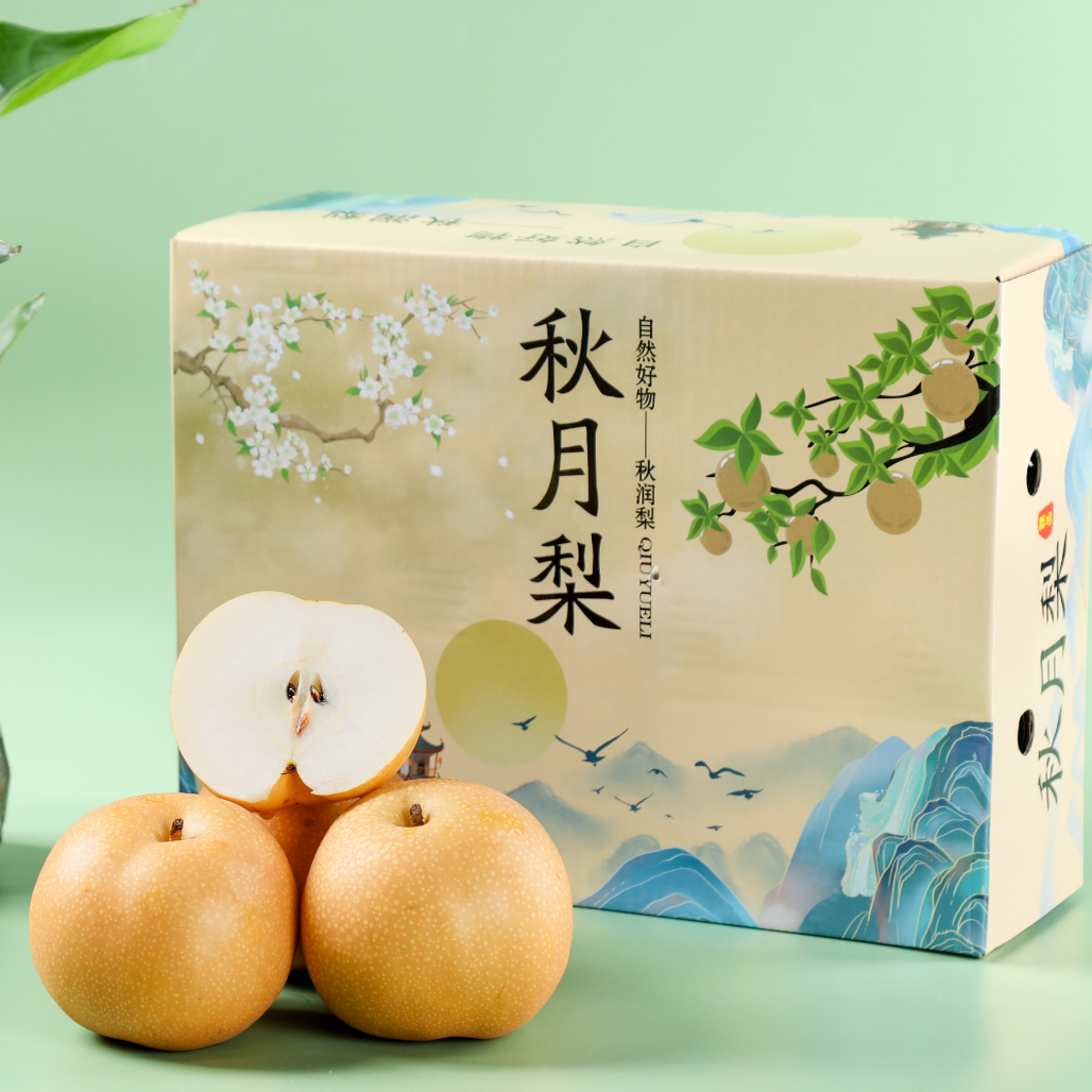 【礼盒装】正宗山东秋月梨新鲜梨子当季现摘冰糖梨雪梨蜜梨