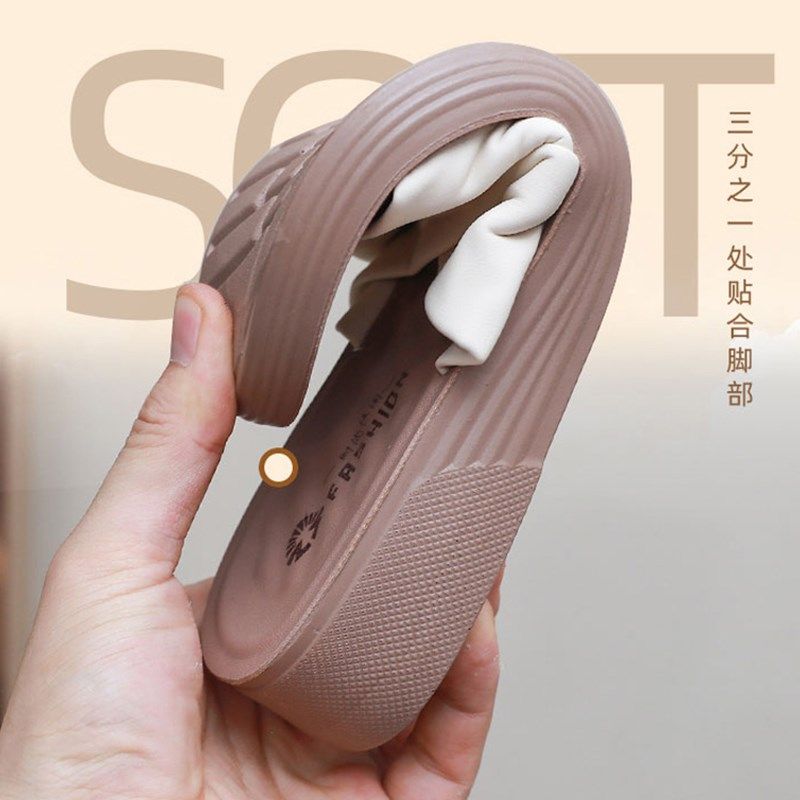 2024新款中年妈妈拖鞋外穿夏季C平底防滑一字拖女士皮面休闲凉拖,女鞋,一字拖,淘宝优惠券,粉丝福利购,淘宝优惠卷