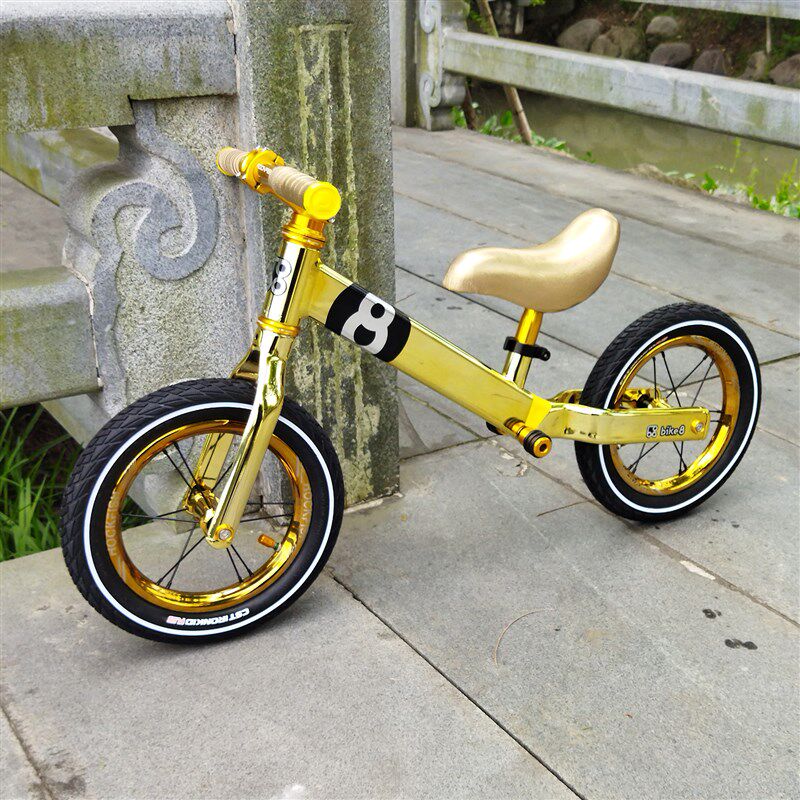 bike8儿e童平衡车无脚踏1-3-6岁轻便宝宝12寸竞赛滑步滑行车自行