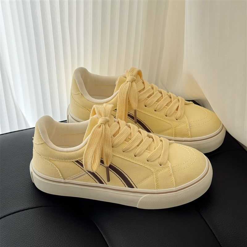 荔枝公园 小众透气板鞋女款20z25夏款帆布鞋厚底薄款休闲小白鞋子,女鞋,休闲板鞋,淘宝优惠券,粉丝福利购,淘宝优惠卷