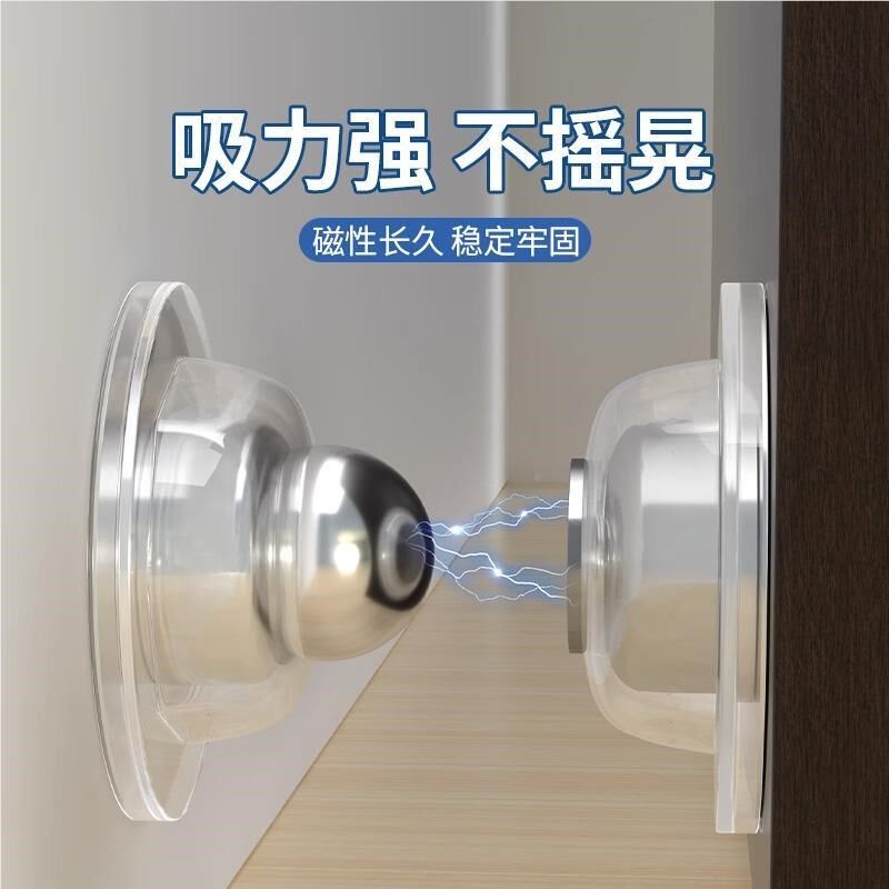 器阻硅胶门e吸免打孔新款大门撞防神门器门后顶门抵门塞门缓40741