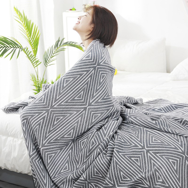 日式纱布被休闲毯三层夏u天毛巾被单人夏季纱布午睡空调毯被子