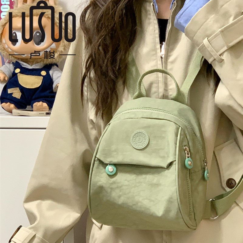 双肩包女士旅游轻便2025新款超火小型J的百搭小背包女包包出游肩