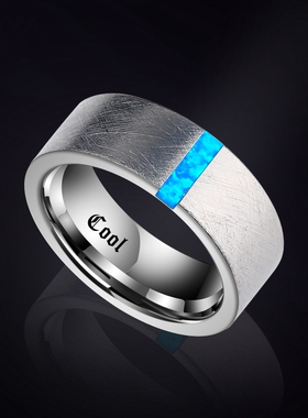 日韩男士戒指时尚韩版个性指环霸气F单身潮男戒子饰品免费刻字