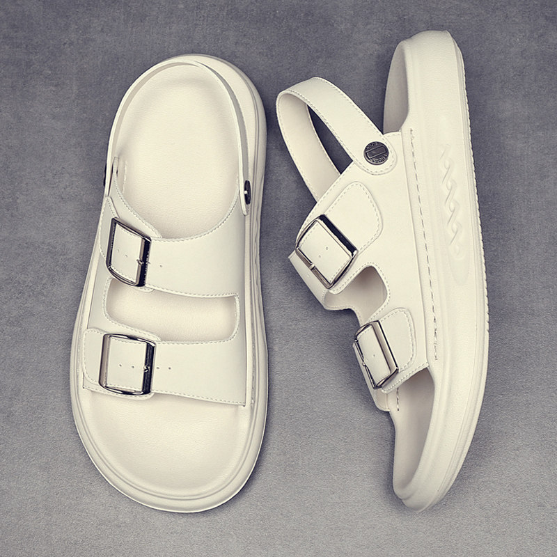 凉鞋男款夏季外穿防水防滑v开车凉拖鞋男士潮流时尚百搭软底沙滩