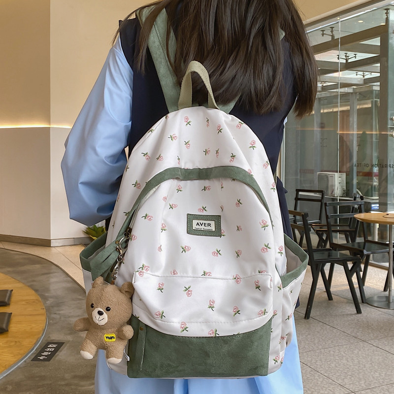2024新 日系inns书包女大学生小清新高中背包少女森系大容量双肩