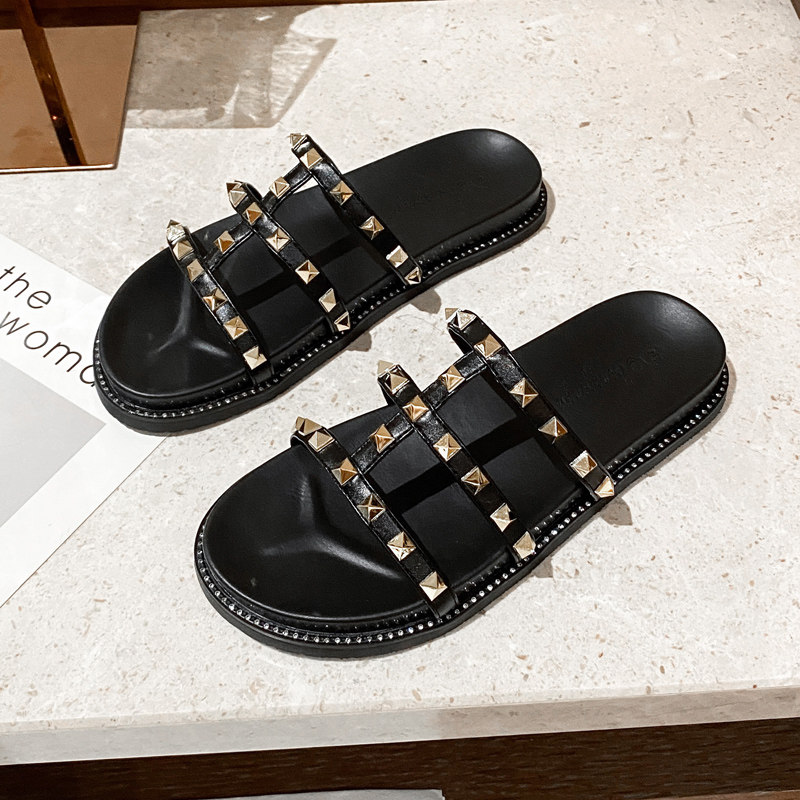 大码拖鞋42 41 43厚s底法式凉拖女夏外穿时尚柳丁外穿凉鞋33小码3,女鞋,一字拖,淘宝优惠券,粉丝福利购,淘宝优惠卷