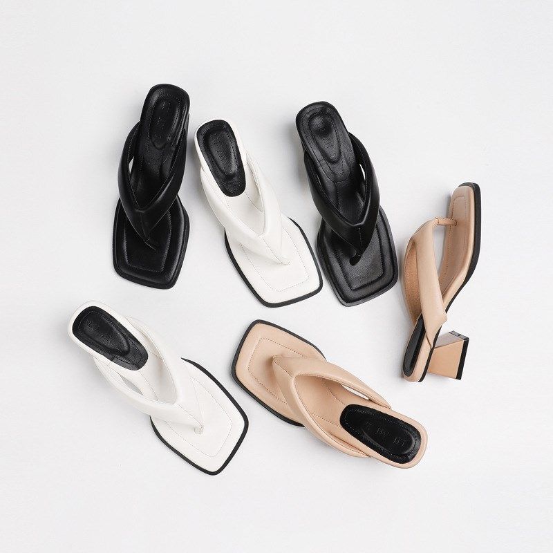 大码女鞋41-43凉o鞋粗跟夹脚人字拖鞋女外穿2025新款夹趾凉拖鞋夏,女鞋,人字拖,淘宝优惠券,粉丝福利购,淘宝优惠卷