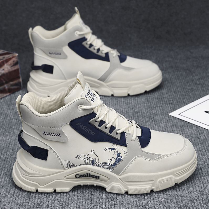 男鞋2025秋季新款户外高帮工装鞋冬季加绒棉鞋工地耐磨劳保马丁靴