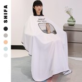 透明理发围布潮高档不沾发围布发廊专用剪头发美发店高级网红定制