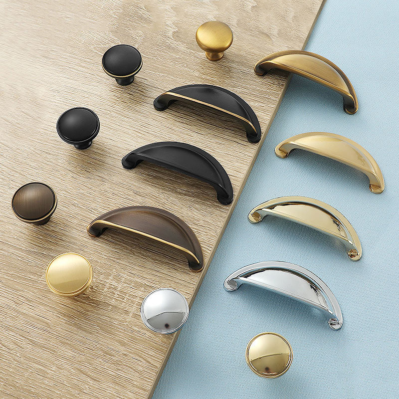 轻奢北欧美式仿古药柜新中式全黄铜半圆抽屉把手纯铜衣柜贝壳拉手,基础建材,小拉手,淘宝优惠券,粉丝福利购,淘宝优惠卷