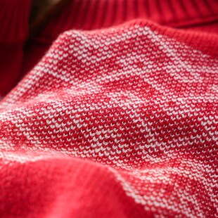 男女童针织开衫秋冬装2024新款儿童拉链衫毛衣红色外套毛线上衣潮