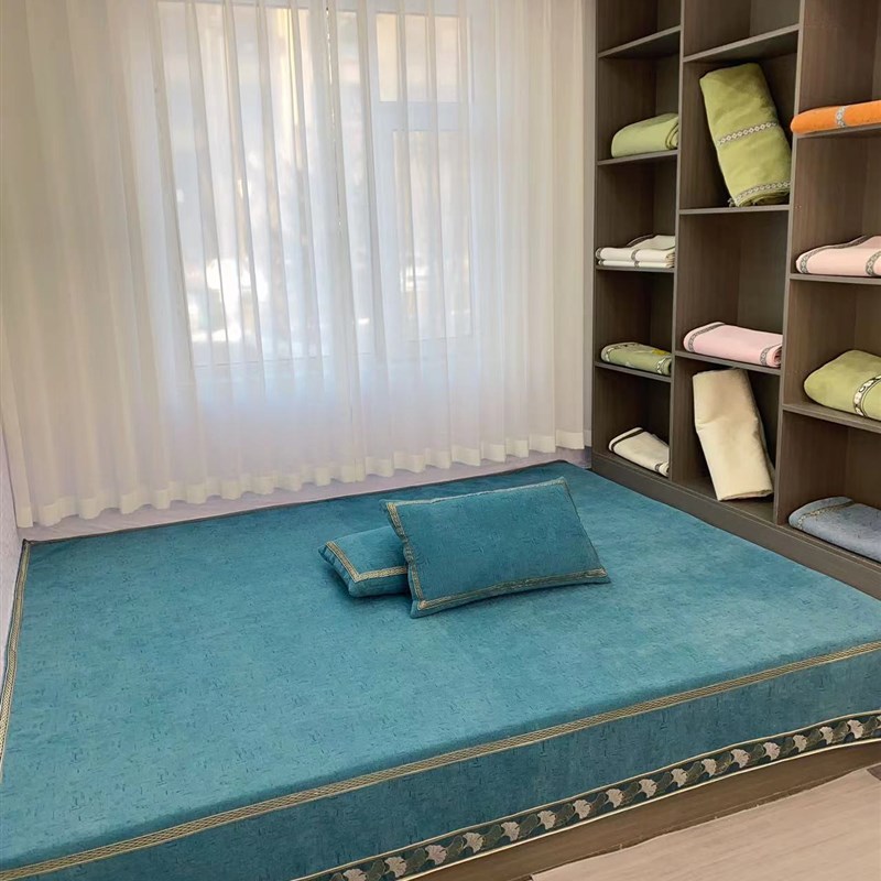 高级感雪尼尔榻榻米防滑专用床单床盖炕盖四季通用3米大炕罩定制