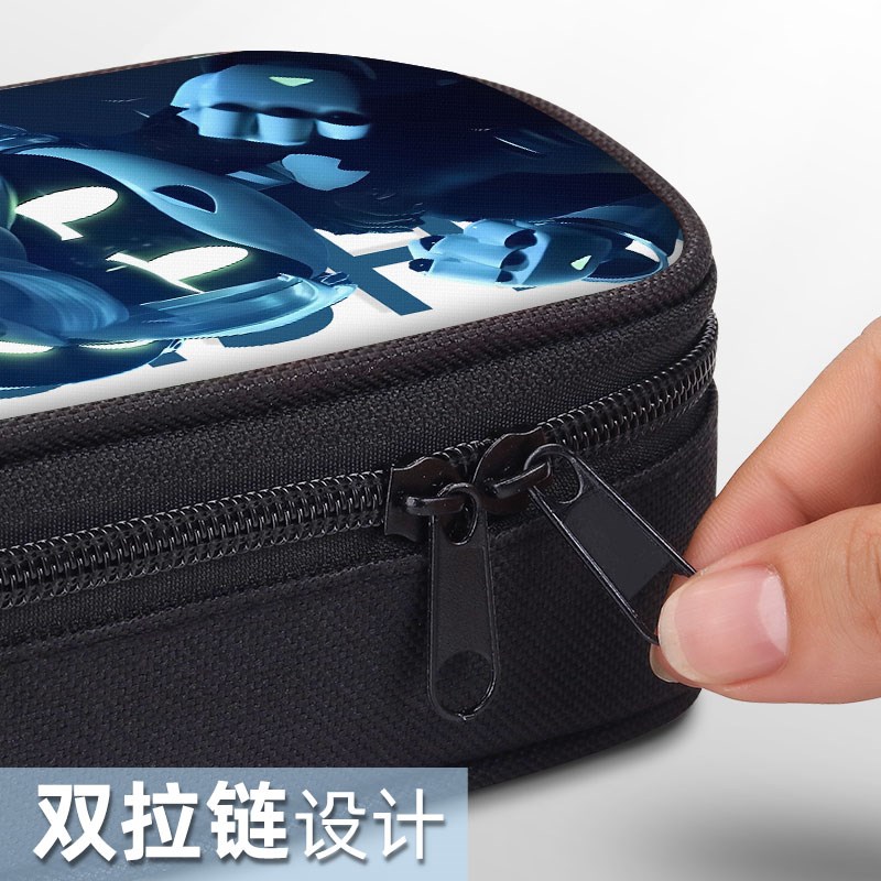 无机杀手笔袋小学生文具盒初中生铅笔盒笔盒男童男孩子男孩款男生