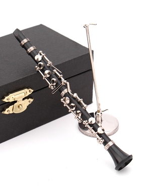 双簧管管乐套装胶木黑管迷你摆件迷你管乐礼物送好朋友老师圣诞节