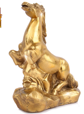 天御阁铜12十二生肖马摆件工艺品招财家居客厅办公室装饰品礼品