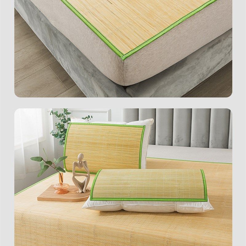 夏季凉席枕套学生竹枕片竹枕席大号凉爽枕头套夏天成人枕头垫枕巾,床上用品,枕套,淘宝优惠券,粉丝福利购,淘宝优惠卷