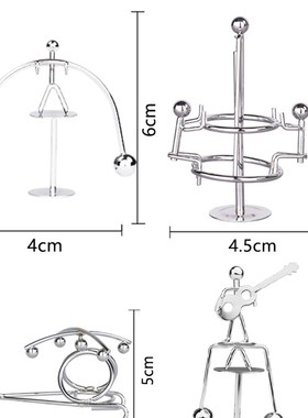 平衡小铁人牛顿摆球磁悬浮反重力创意网红永动机不停书桌摆件男生
