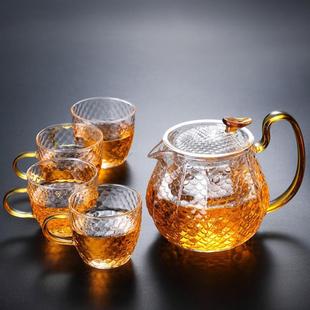 耐热玻璃茶具套装 茶具礼盒 家用高硼硅玻璃煮茶泡茶壶 茶壶套装