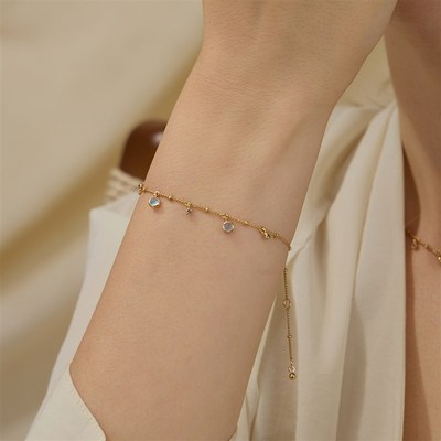 【新款】ARSIS银饰秘密花园仲夏蓝调吊坠手链高级手绳精致百搭女