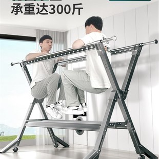 晾衣架落地折叠室内室外阳台家用伸缩户外凉衣架子晒被子神器