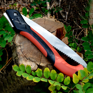 企鸿三面磨齿快速省力折叠锯 木工树枝锯断木板粗细中齿手工锯子