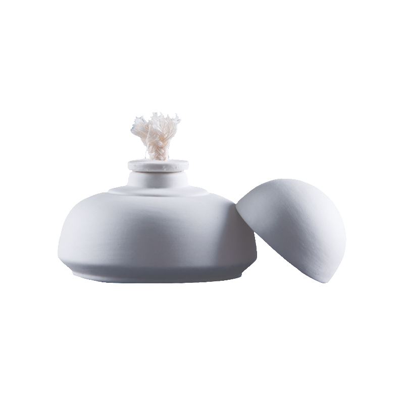 白泥陶瓷酒精灯温茶器加热保温酒精炉煮茶器迷你加厚酒精灯小号