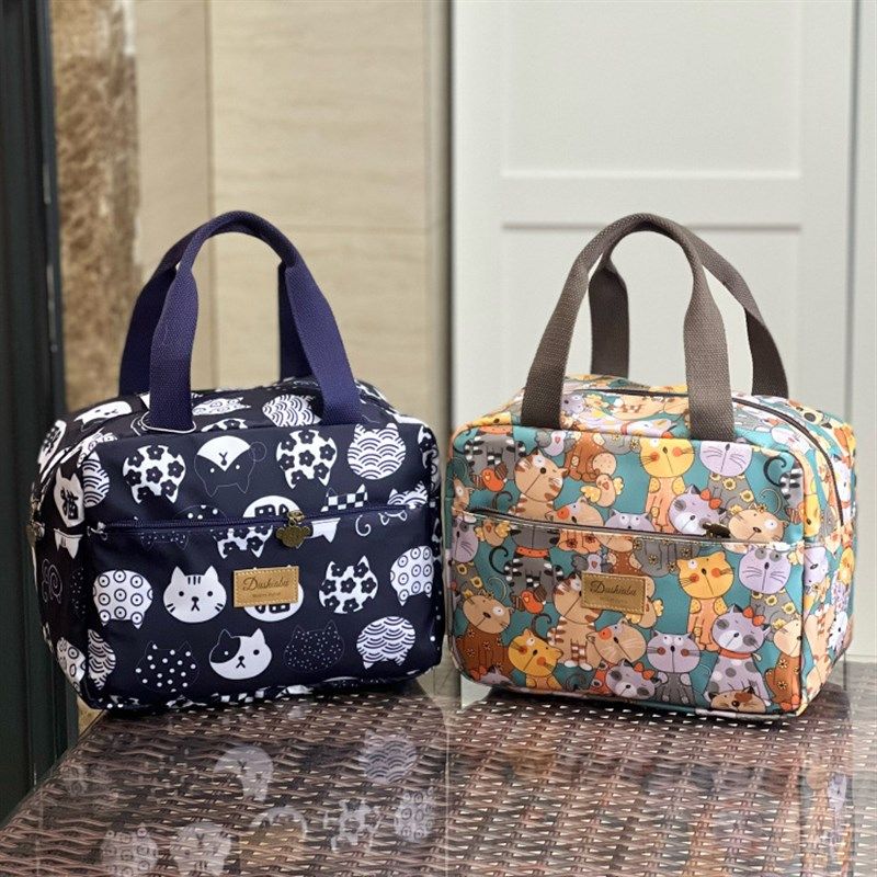 防水牛津布手提包上班族学生带饭便当包饭盒袋子大容量妈咪手拎包,收纳整理,饭盒袋,淘宝优惠券,粉丝福利购,淘宝优惠卷