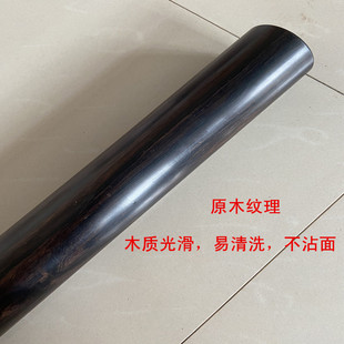 乌木紫光檀擀面杖实木大号加长擀面棍小号擀饺子皮擀面棒厨房烘培