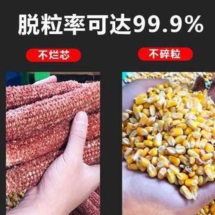 电动玉米脱粒机家用220v剥玉米机器小型打玉米机全自动苞米机加厚
