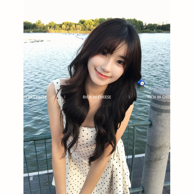 舒胡蕾 波点少女 千金波点掐腰夏季时尚法式甜美气质收腰连衣裙