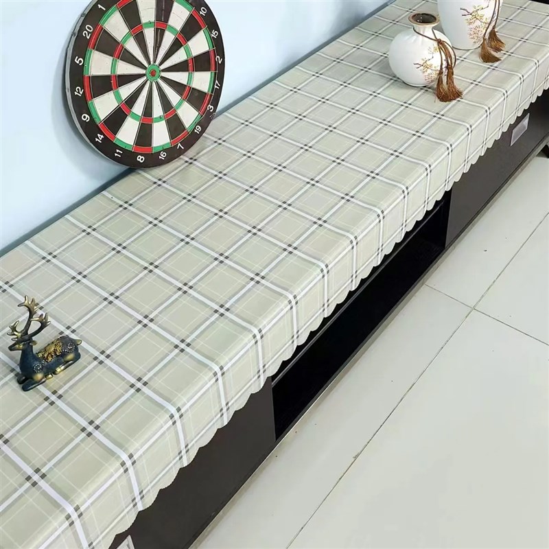 加宽电视柜条几柜防水防油防尘桌布长方形电视机长条桌盖布柜鞋柜