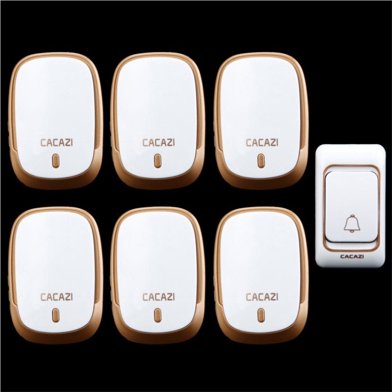 家用无线门铃 一拖六 一拖七 一拖八 交流遥控电子门铃老人呼叫器