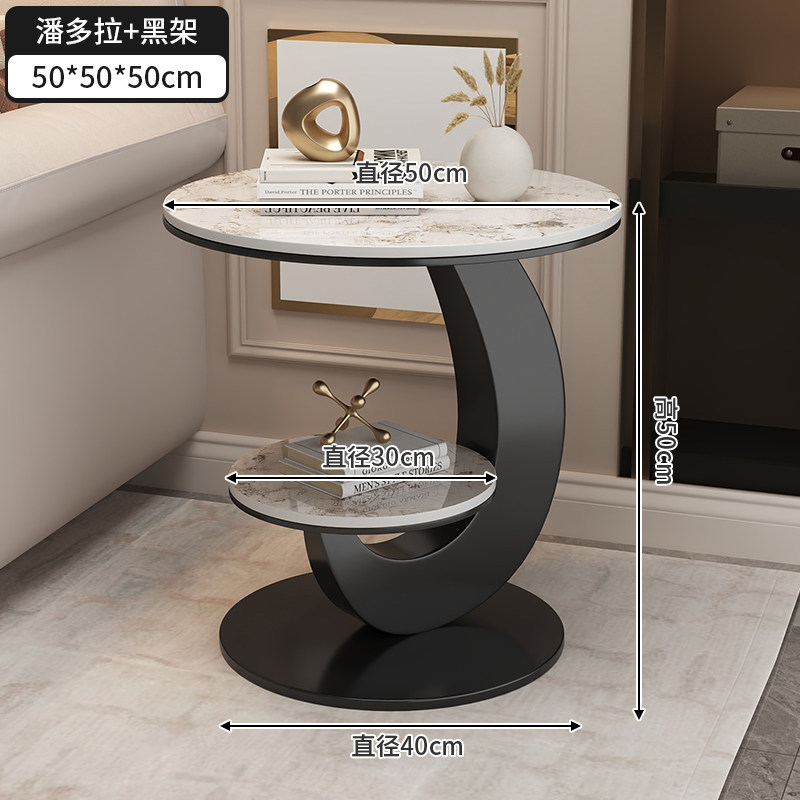 轻奢边几客厅沙发边桌阳台小圆桌高级感创意小桌子简易家用小茶几,住宅家具,角几/边几,淘宝优惠券,粉丝福利购,淘宝优惠卷