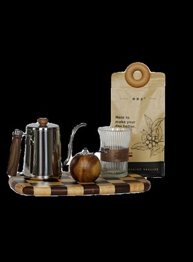 样板房厨房咖啡主题摆件样品屋展示中心展厅水吧台装饰咖啡馆软装