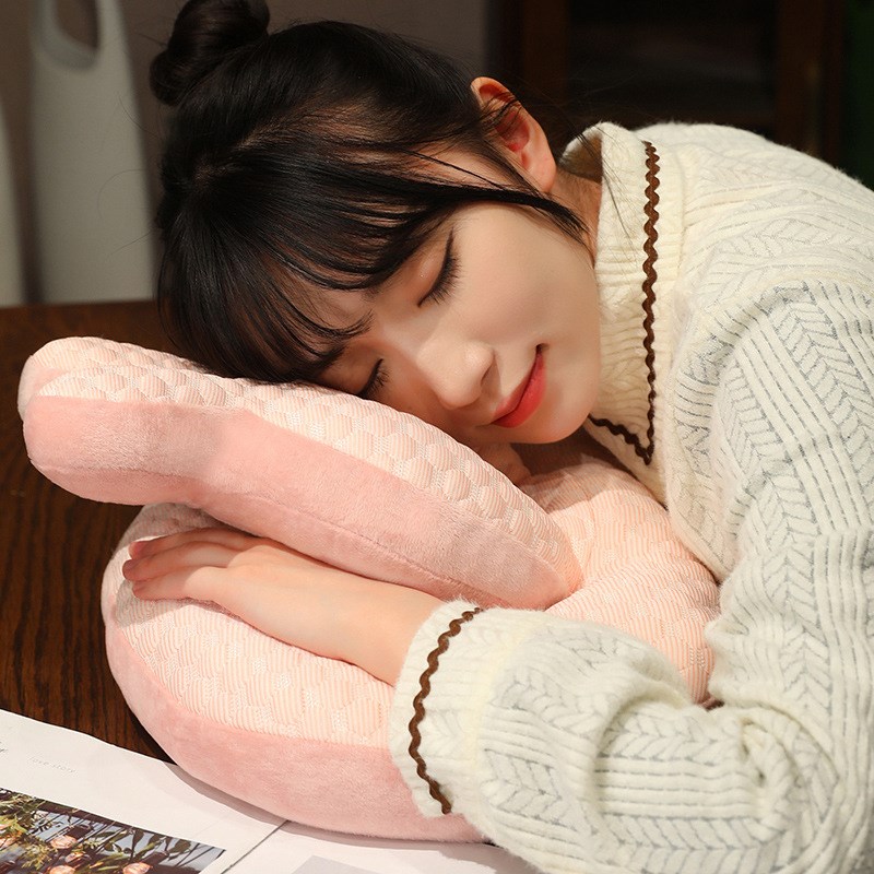 冰豆豆午睡枕 小学生趴睡枕办公室午休枕趴趴枕抱枕睡觉午睡神器