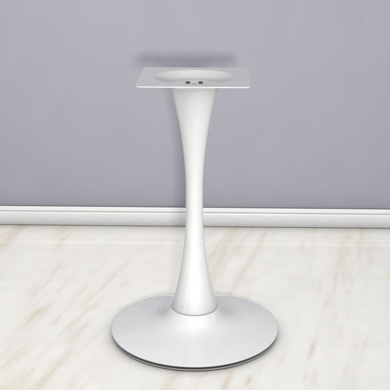 铁艺桌腿支架黑色茶几岩板大理石瓷砖圆桌架边几台脚三角洽谈底座