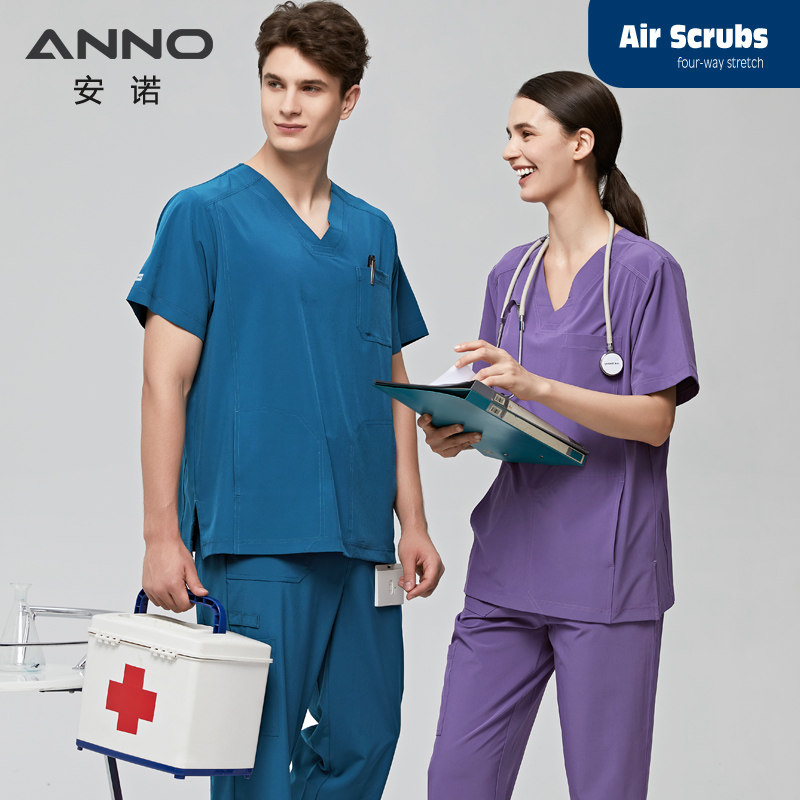 安诺【四面弹】手术服医生制服顺滑弹性医院护理服洗手服刷手服